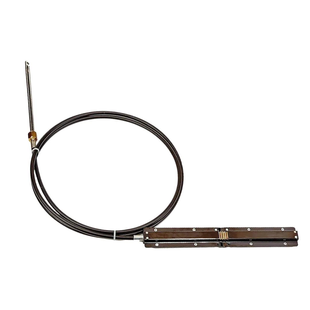 M86X18 – UFLEX USA Boat Steering System Cable, Fits Universal Steering Helm Rack And Pinion Design 18 Foot Length Bla...